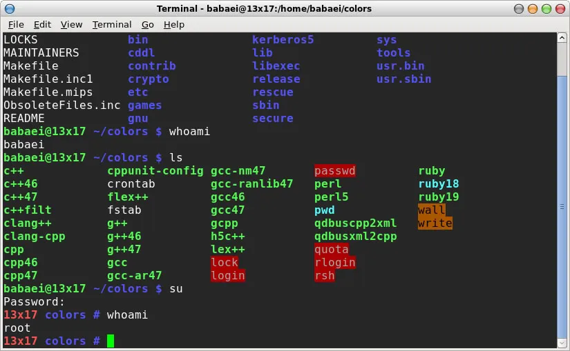 A Colorful Xfce4 Terminal on FreeBSD (Bash)