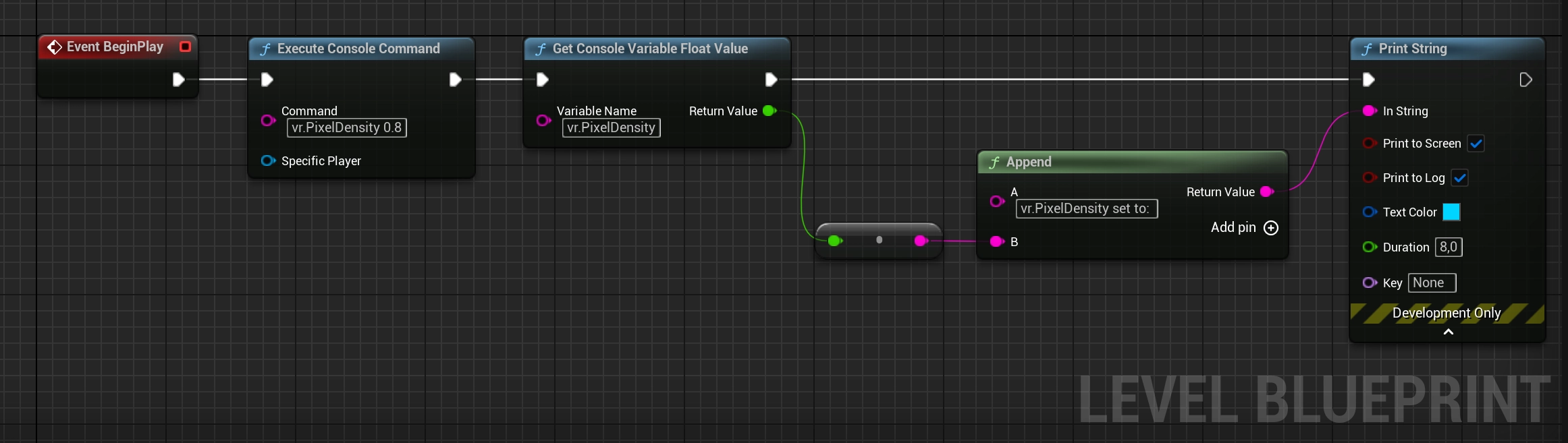 HTC VIVE OpenXR Plugin - Setting a custom pixel density