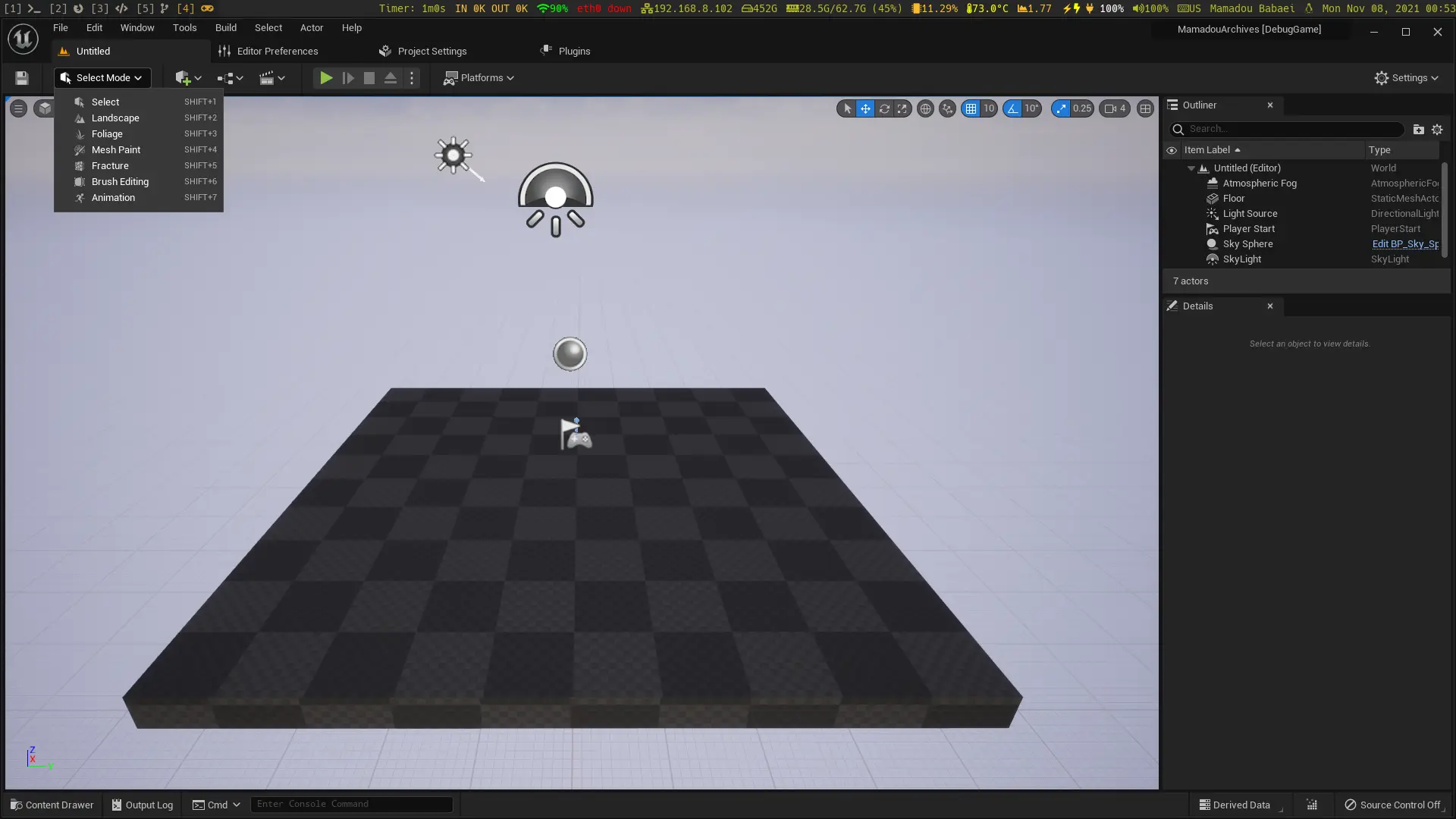 Unreal Engine Modeling Tools Editor Mode plugin not showing up after being enabled